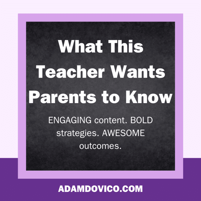 What This Teacher Wants Parents to Know