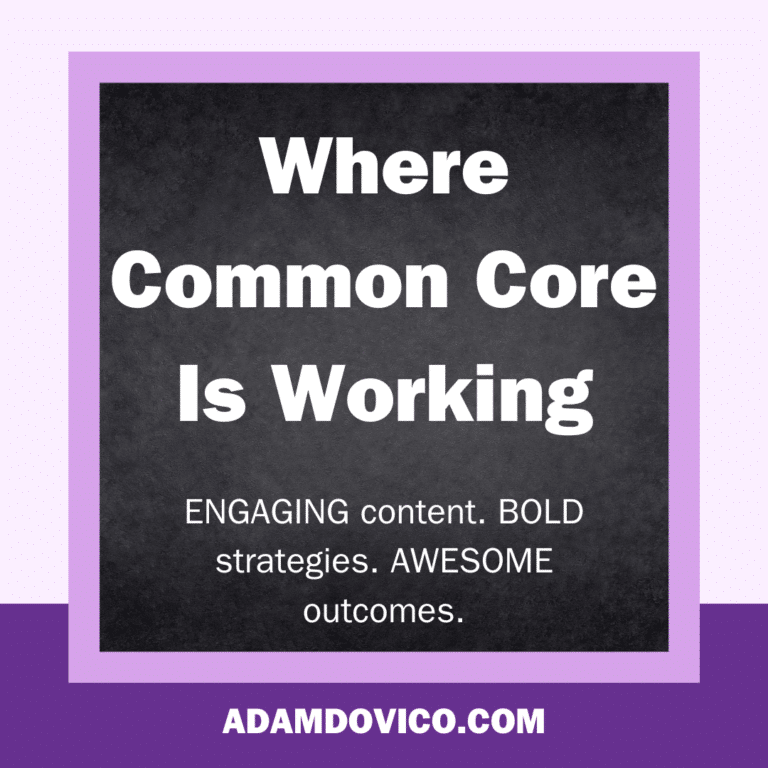 Where Common Core Is Working