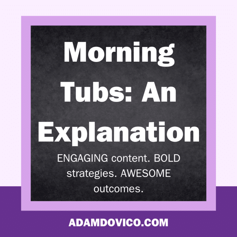 Morning Tubs: An Explanation